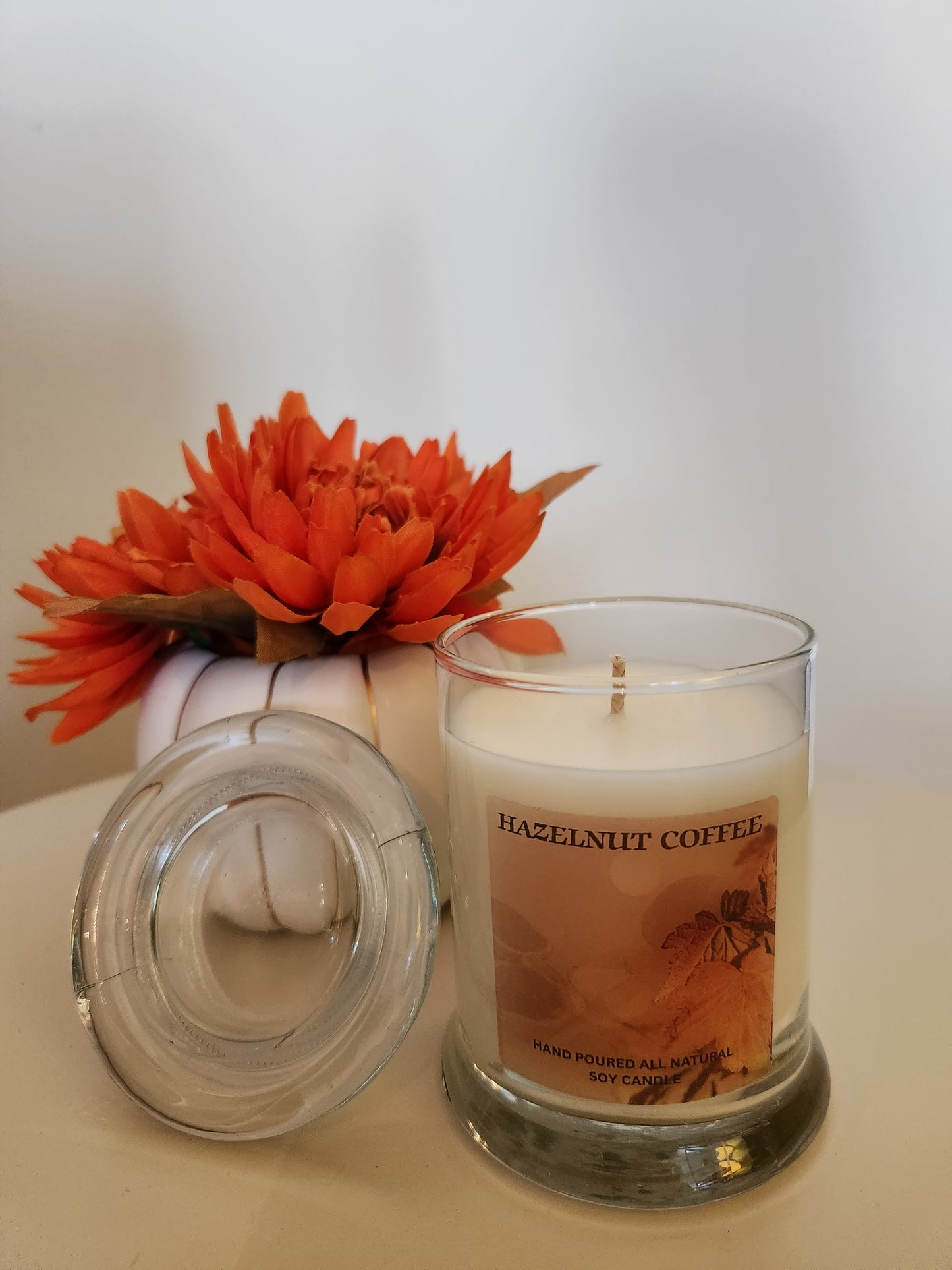 Hazelnut Coffee Scented Candle (8oz)