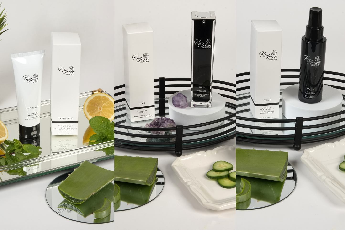 Pure Wonder Bundle (Mint Exfoliator, Firming Toner Mist, Firming Face & Eye Serum)