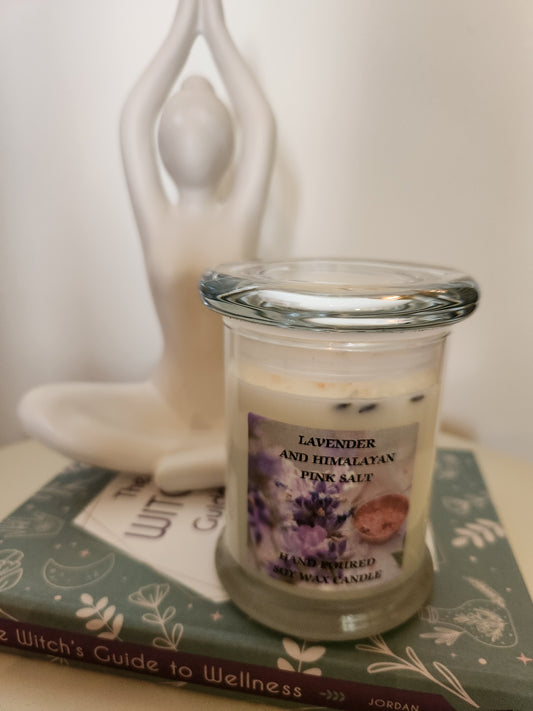 Lavender and Himalayan Pink Salt Candle