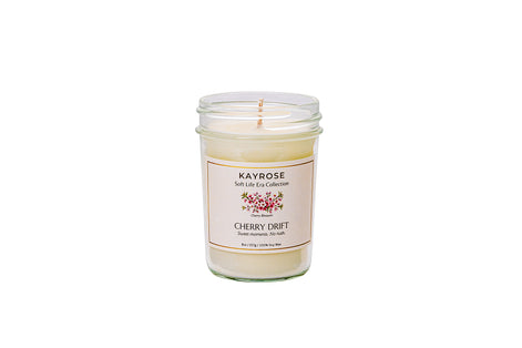 Cherry Drift Scented Soy Candle 8oz Aromatherapy Candle