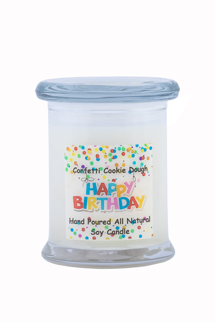 Confetti Cookie Dough Birthday Candle