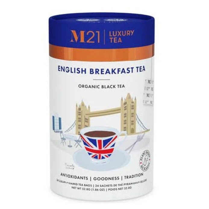 M21 Organic English Breakfast Tea (24 Pack)