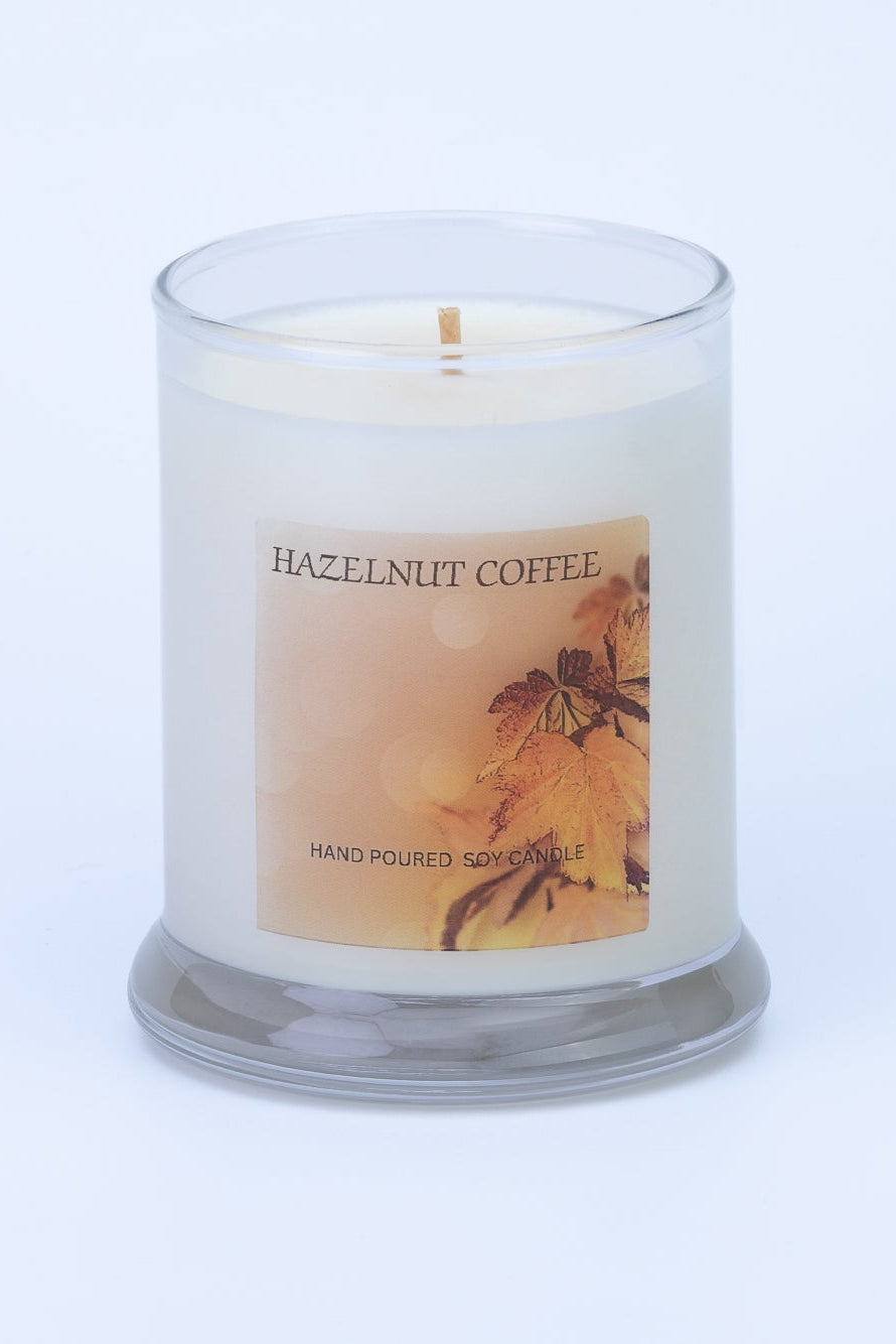 Hazelnut Coffee Scented Candle (8oz)