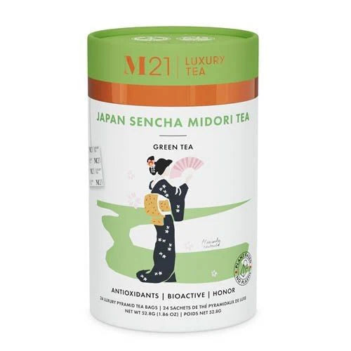 M21 Japan Sencha Midori Green Tea (24 Pack)
