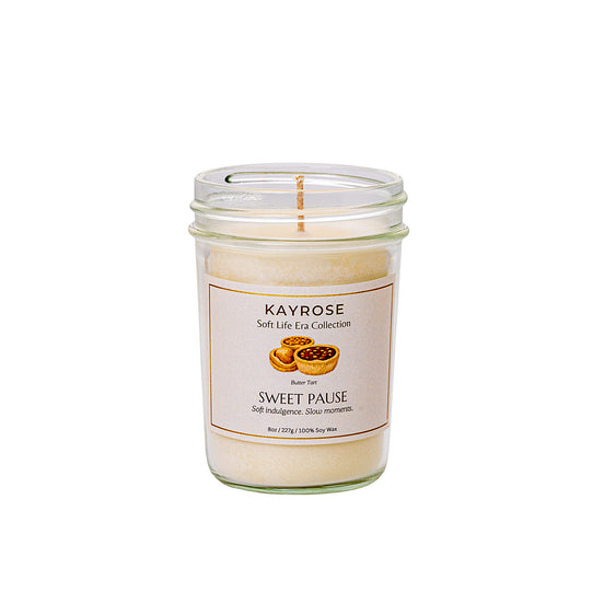 Sweet Pause Scented Soy Candle 8oz Aromatherapy Candle