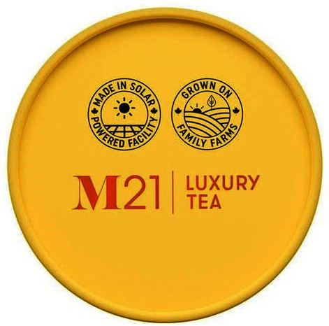 M21 Organic Blue Nile Camomile Tea Bags 24 Pack Caffeine-Free Herbal Tea for Relaxation and Daily Wellness