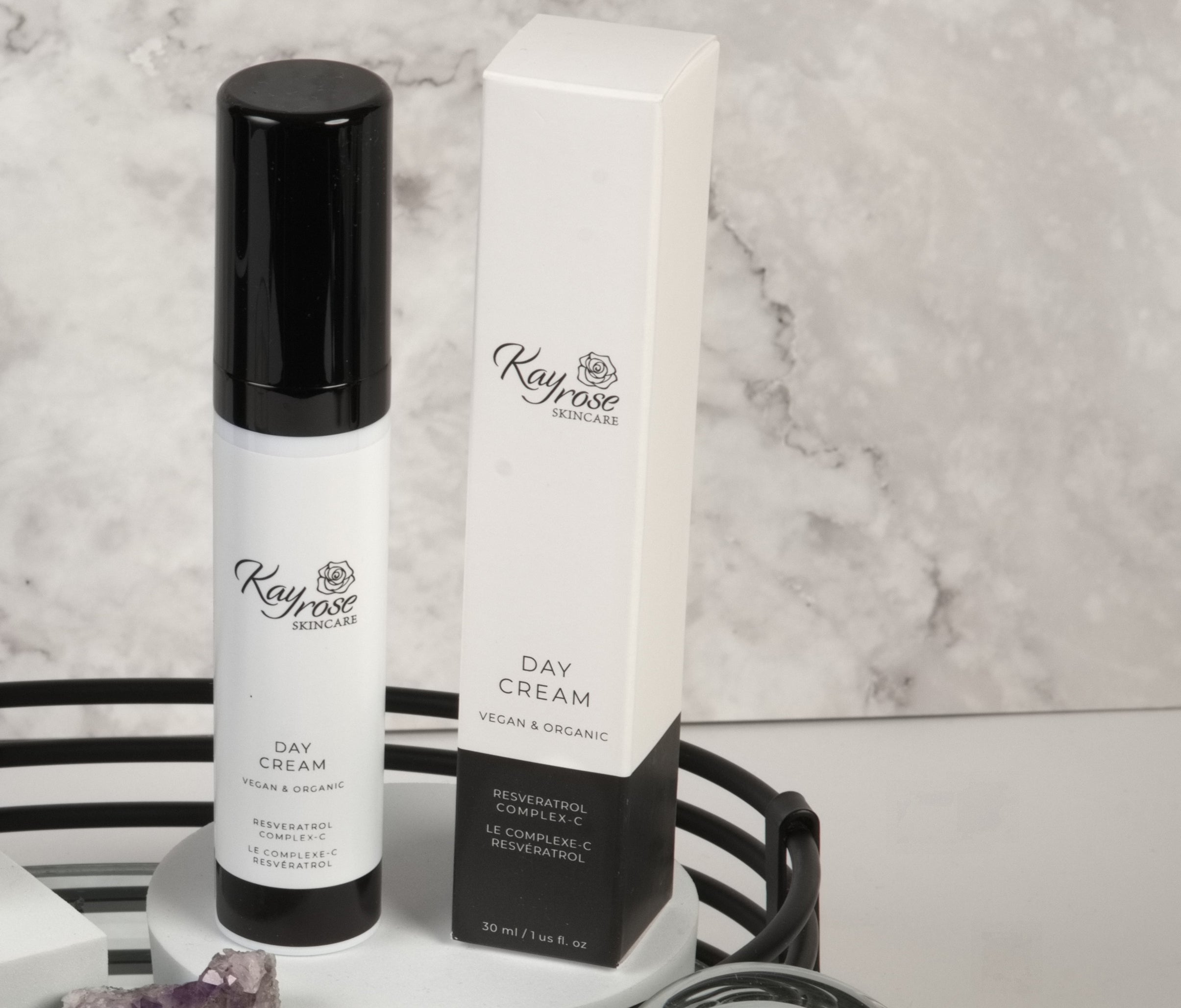 Kayrose Skincare Vegan Organic Day Cream with Resveratrol Complex-C